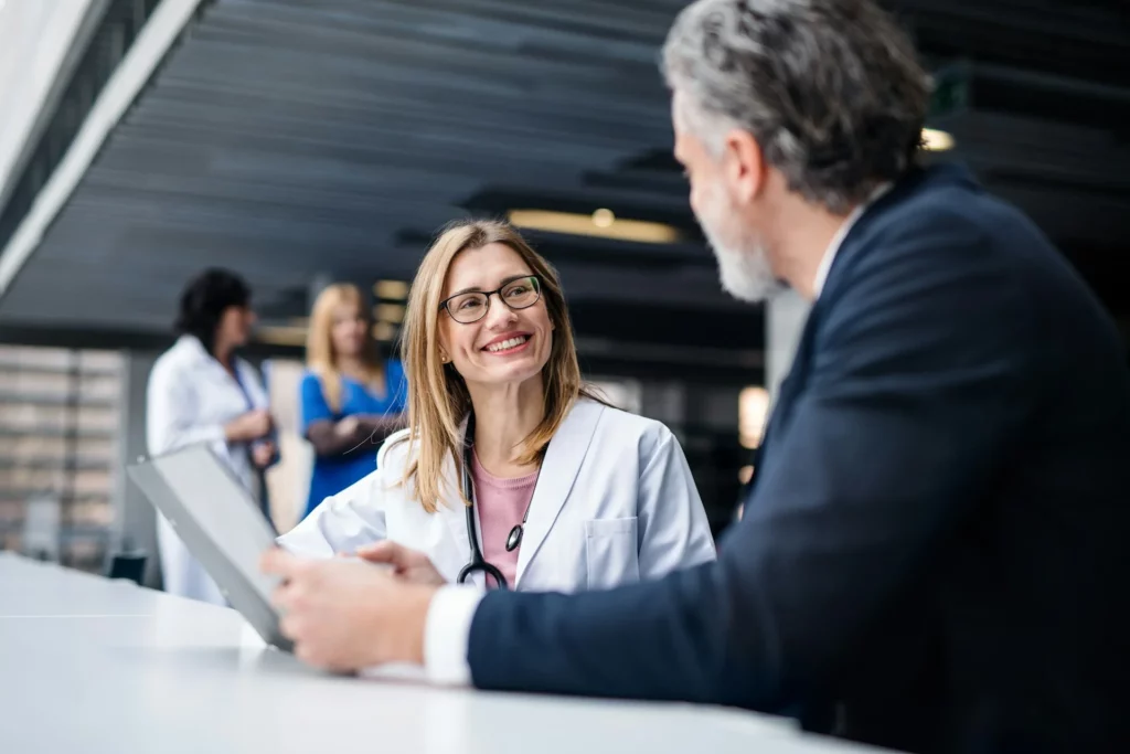 a discussion on how to recruit physicians