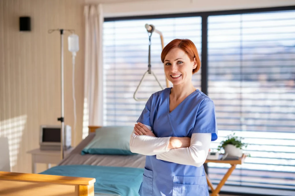 photo - a nurse thinking about icu travel nurse salary