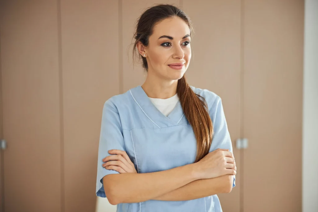 photo - a woman considering highest paid travel nurse jobs