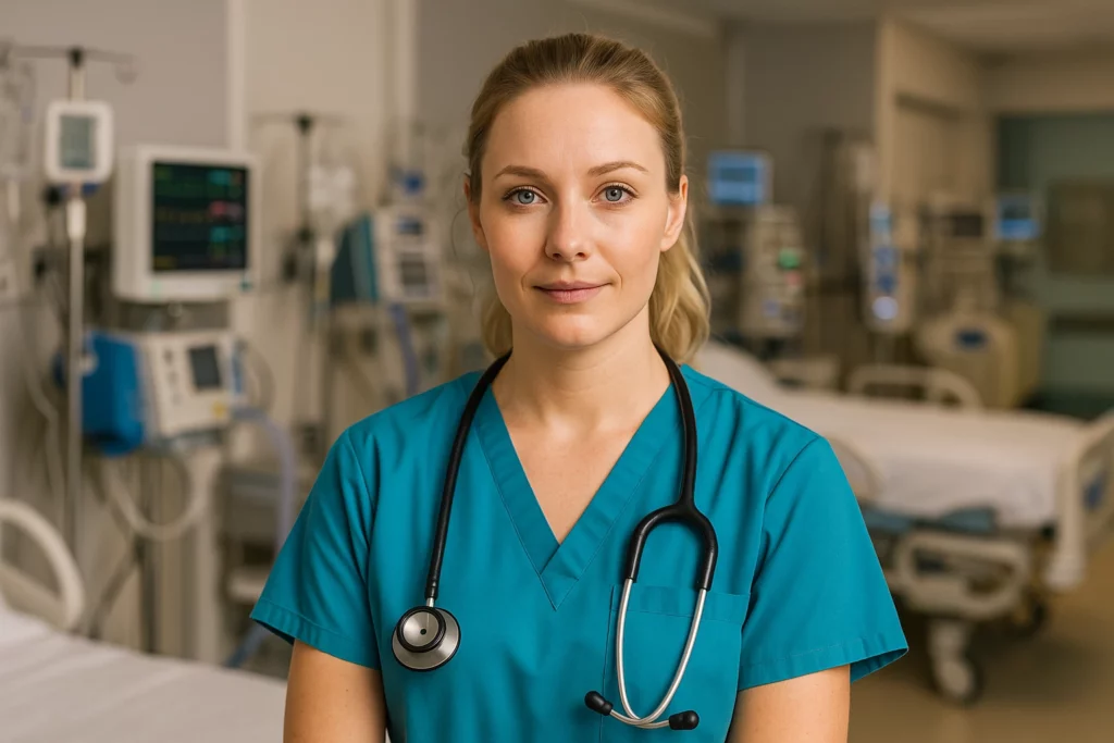 nurse in a hospital
