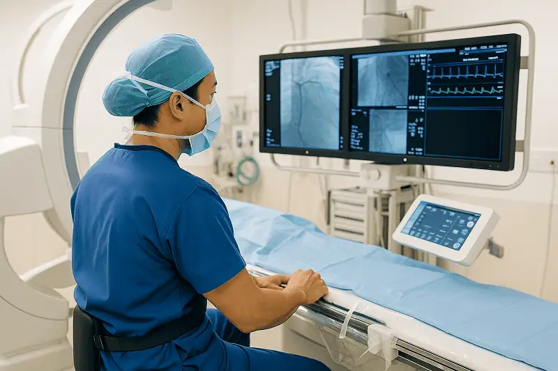 photo - cardiac cath tech procedure