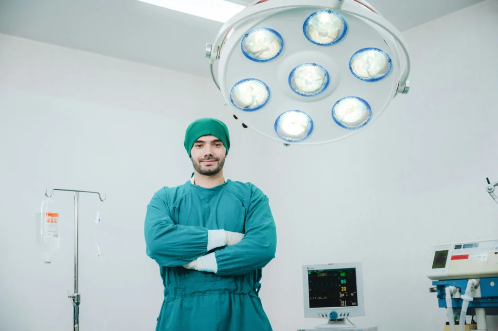 photo - a male travel er nurse