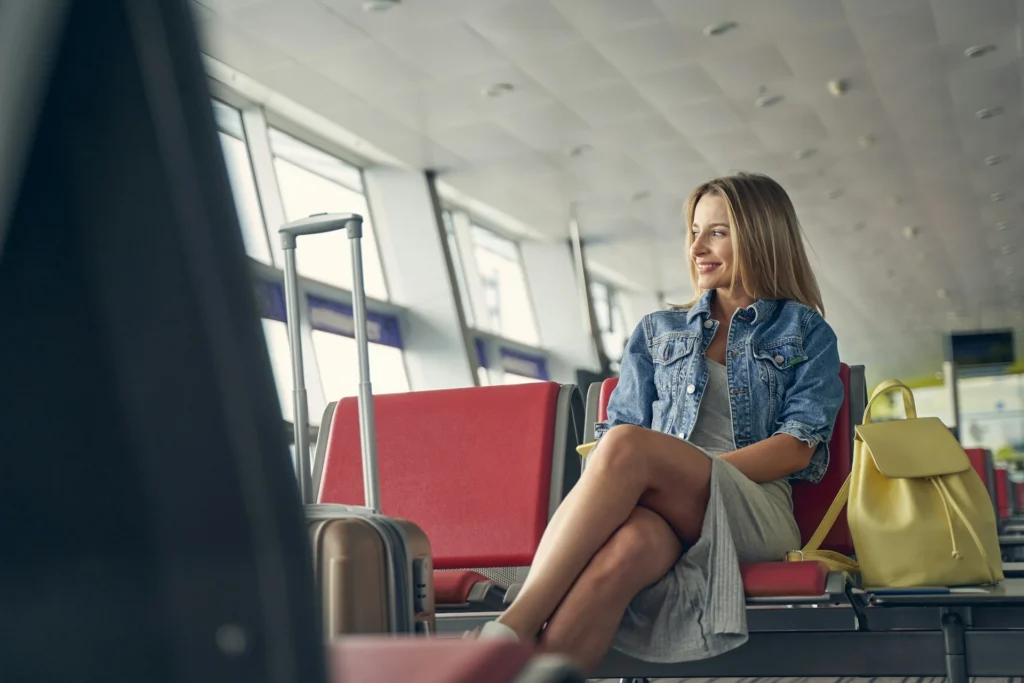 photo - a woman enjoying the benefits of being a traveling nurse traveling