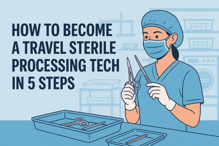 photo - how to become a travel sterile processing tech