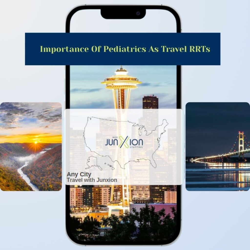 phone image with different cities to explore as you know more about the importance of pediatrics as travel RRTs